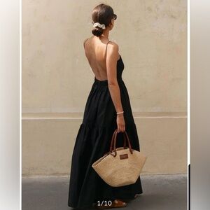 Commense Elegant Black Fabric